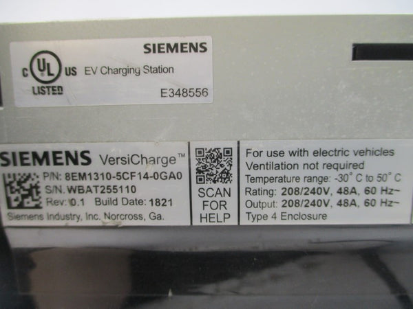 SIEMENS 8EM1310-5CF14-0GA0 208/240V 48A REV. 0.1 UNMP