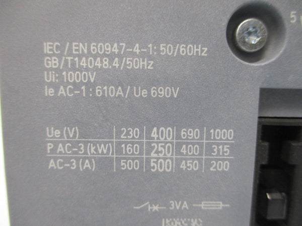 SIEMENS 3RT1076-6AF36 110-127V 610A NSNP