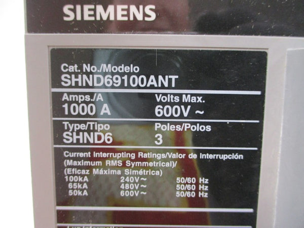SIEMENS SHND69100ANT 600V 1000A NSNP
