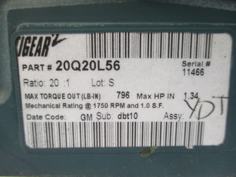 DODGE 20Q20L56 UNMP