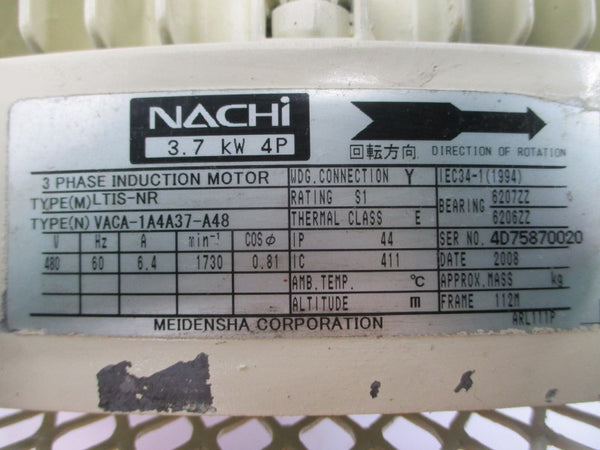 NACHI LTIS-NR VACA-1A4A37-A48 480V 6.4A UNMP