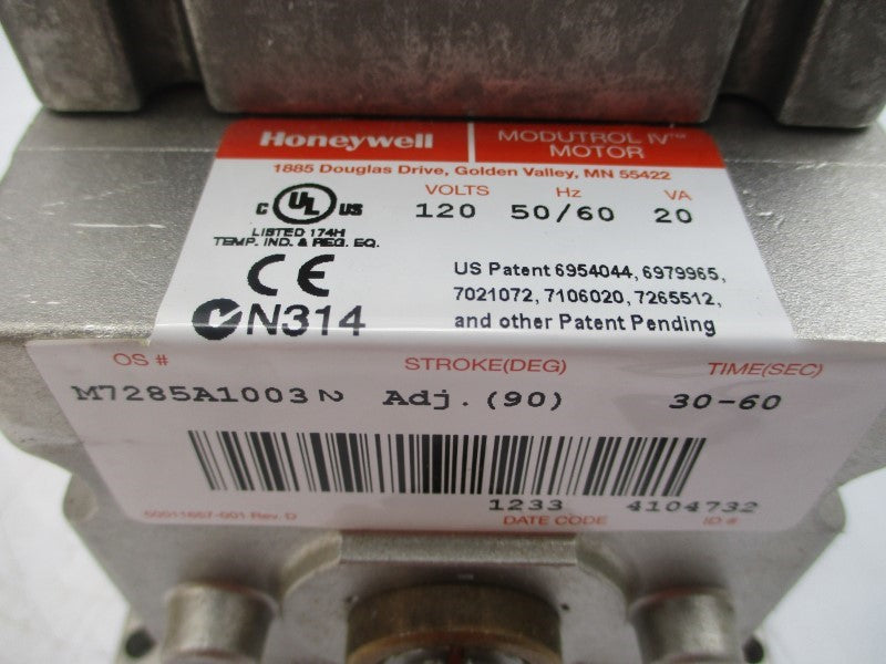 HONEYWELL M7285A1003 120V 30-60S (AS PICTURED) NSMP