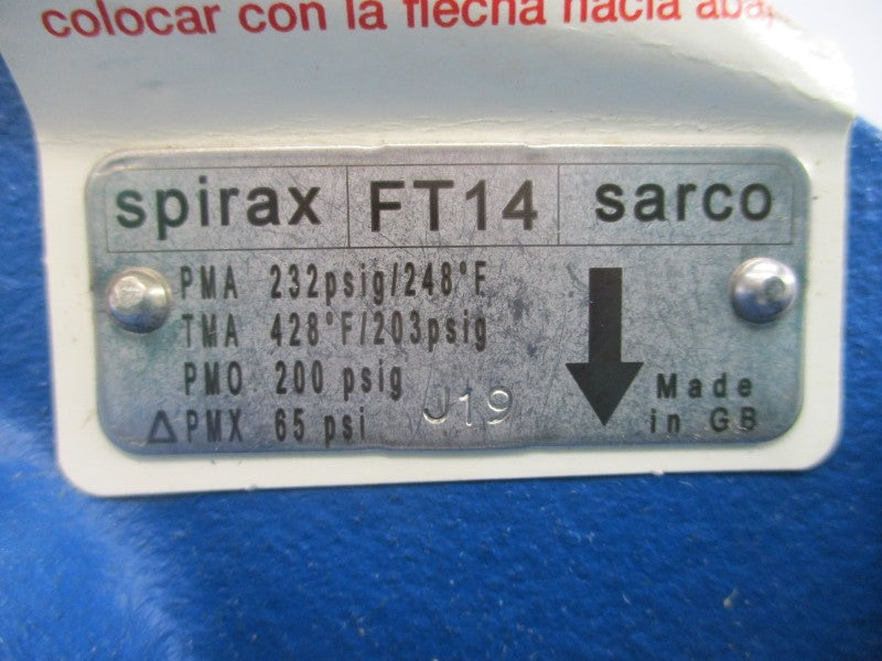 SPIRAX SARCO FT14 232PSI NSNP
