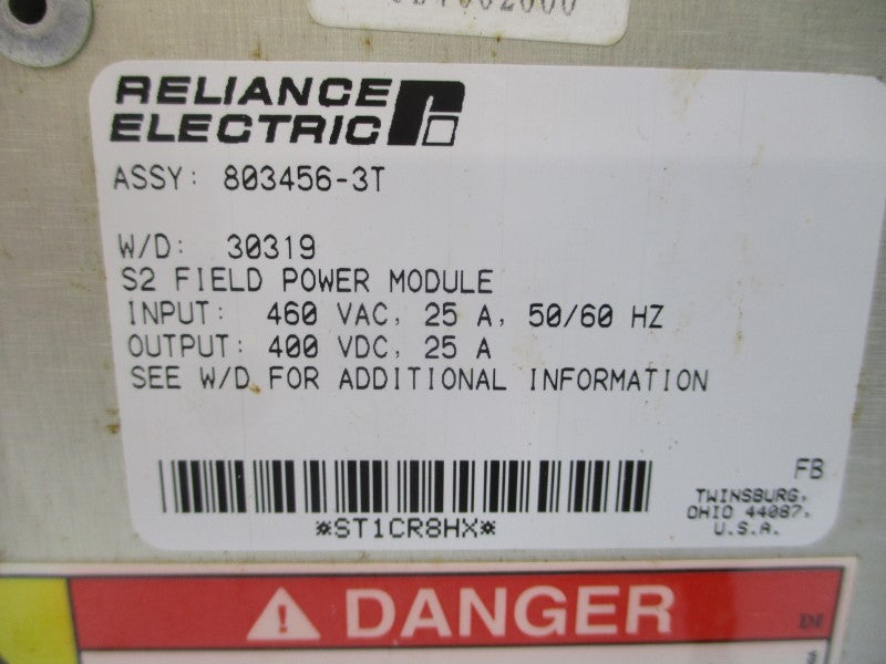 RELIANCE ELECTRIC 803456-3T 460VAC 25A NSNP