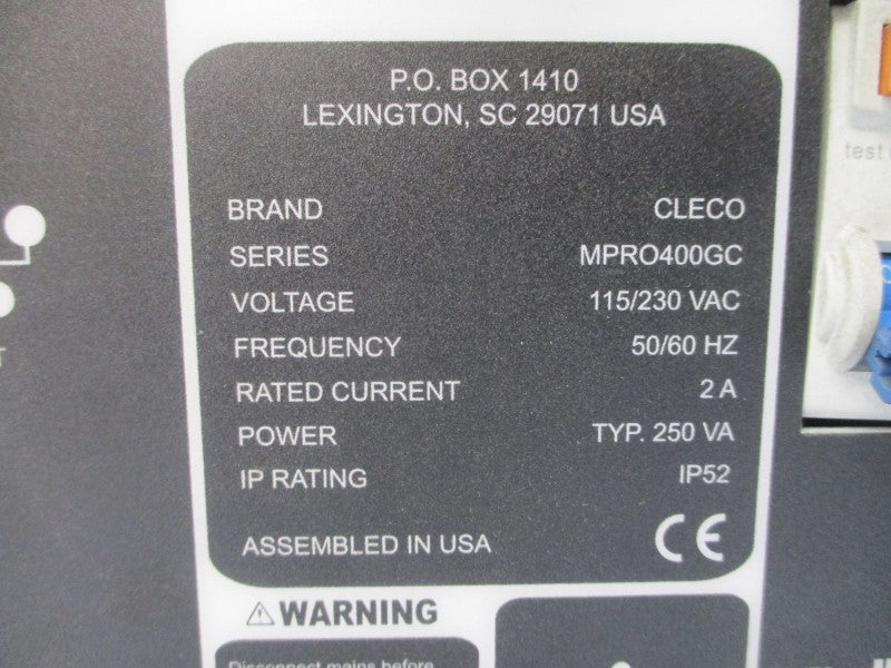 CLECO MPRO400GC-S 115/230VAC 2A UNMP