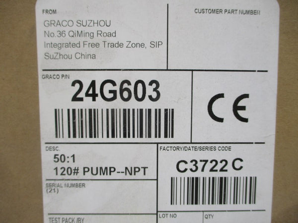 GRACO 24G603 7500PSI NSMP