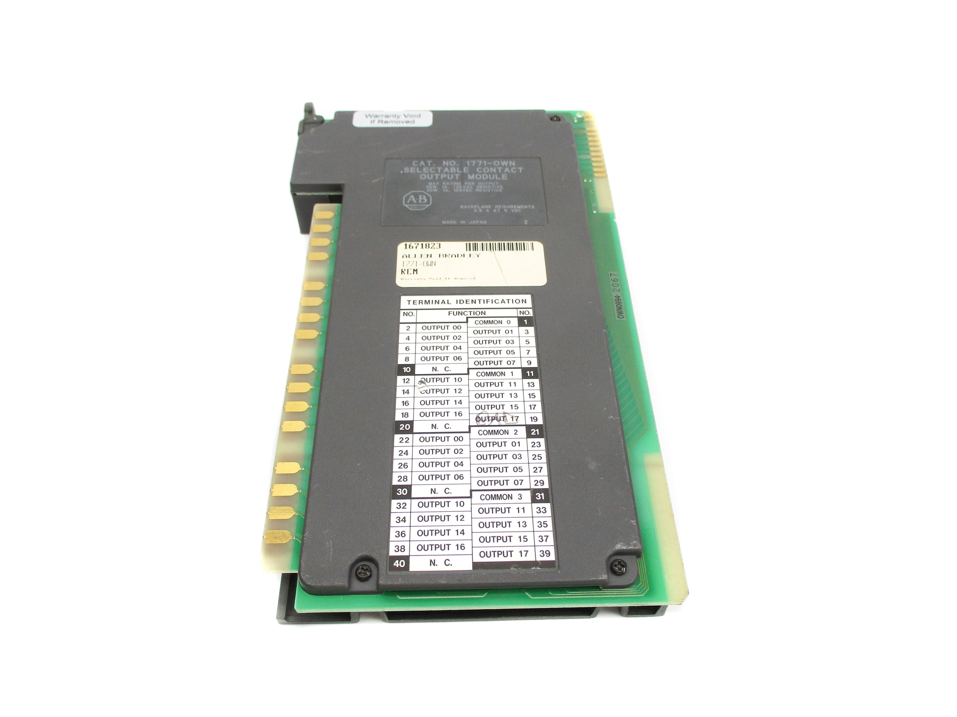 ALLEN BRADLEY 1771-OWN UNMP