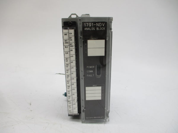 ALLEN BRADLEY 1791-NDV SER. A F/W A 24VDC REV. E01 NSMP