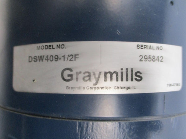 GRAYMILLS DSW409-1/2F 326-02721 56T17T5536A 208-230/460V 1.8-1.8/.9A NSNP