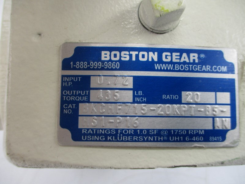 BOSTON GEAR BKCHF715-20KPT-B5-HS1-P16 NSNP