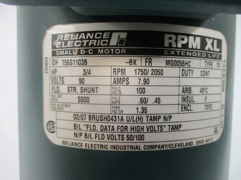 RELIANCE ELECTRIC T56S1103B-BK 90V 7.90A NSNP