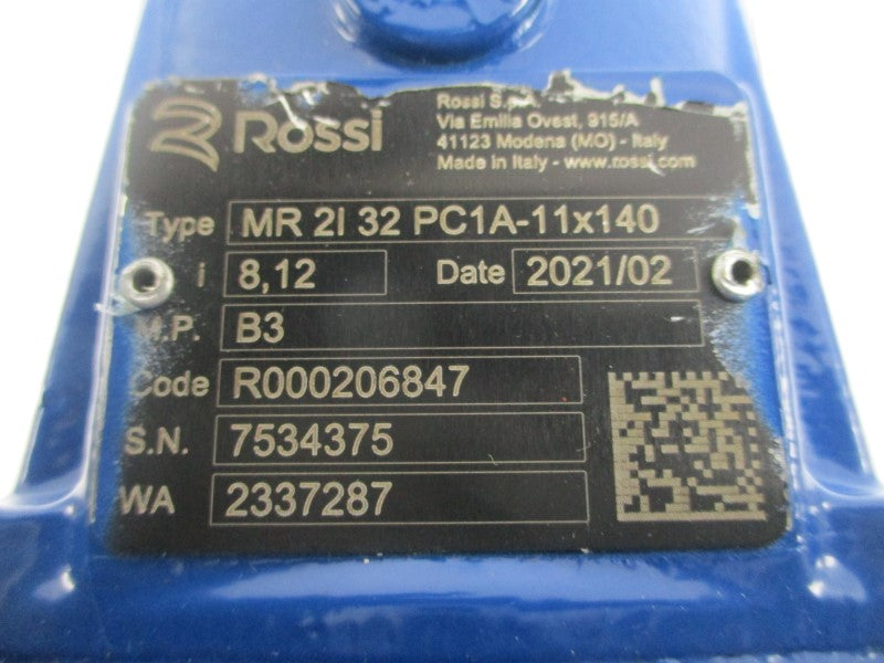 ROSSI HB71C4B5R MR2I32PC1A-11X140 277/480V 2.4/1.4A NSNP