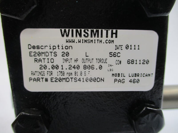 WINSMITH E20MDTS41000DN NSMP