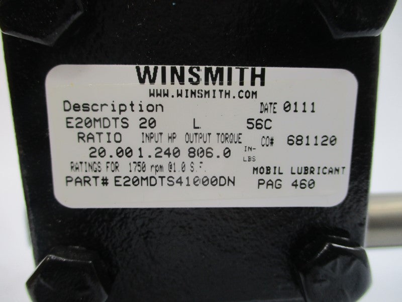 WINSMITH E20MDTS41000DN NSMP