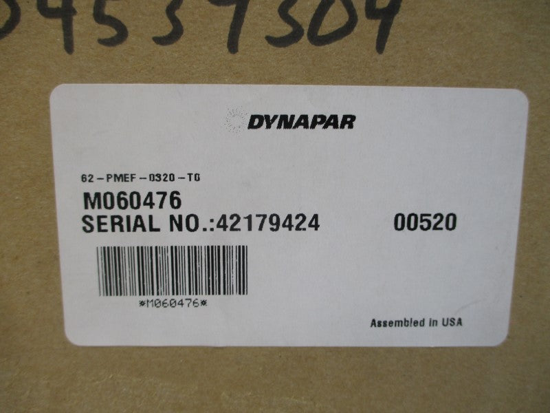DYNAPAR M060476 62-PMEF-0320-T0 NSMP