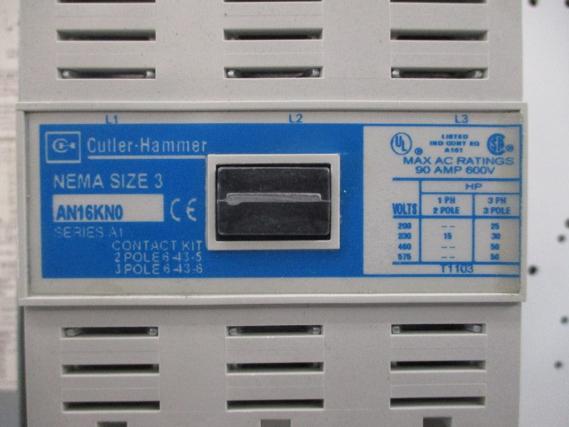 CUTLER HAMMER ECN0531CAA 84-28694-4 SER. A1 440/480V 90A NSNP