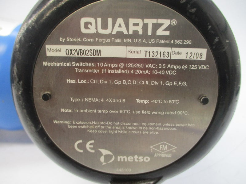 JAMESBURY QPX1C/M 10523PX1QSA1 9150313600XTZ2 275PSI 1" (AS IS) NSNP