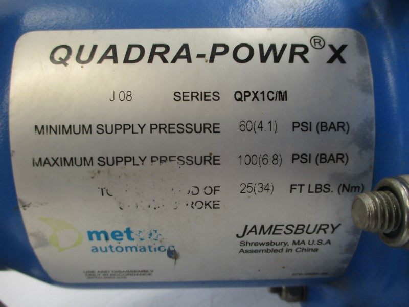 JAMESBURY QPX1C/M 10523PX1QSA1 9150313600XTZ2 275PSI 1" (AS IS) NSNP