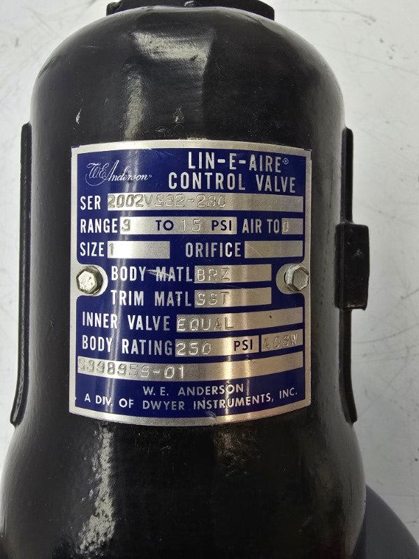 W.E.ANDERSON S398959-01 3-15PSI 1" UNMP