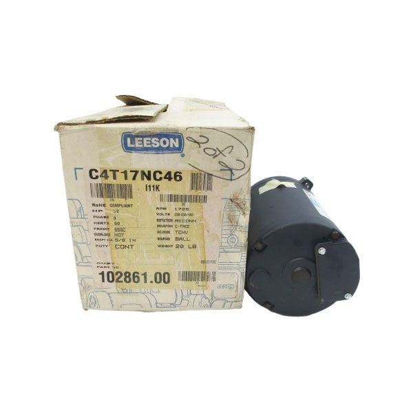 LEESON 102861.00 C4T17NC46A 208-230/460V 1.8-1.8/.9A NSMP