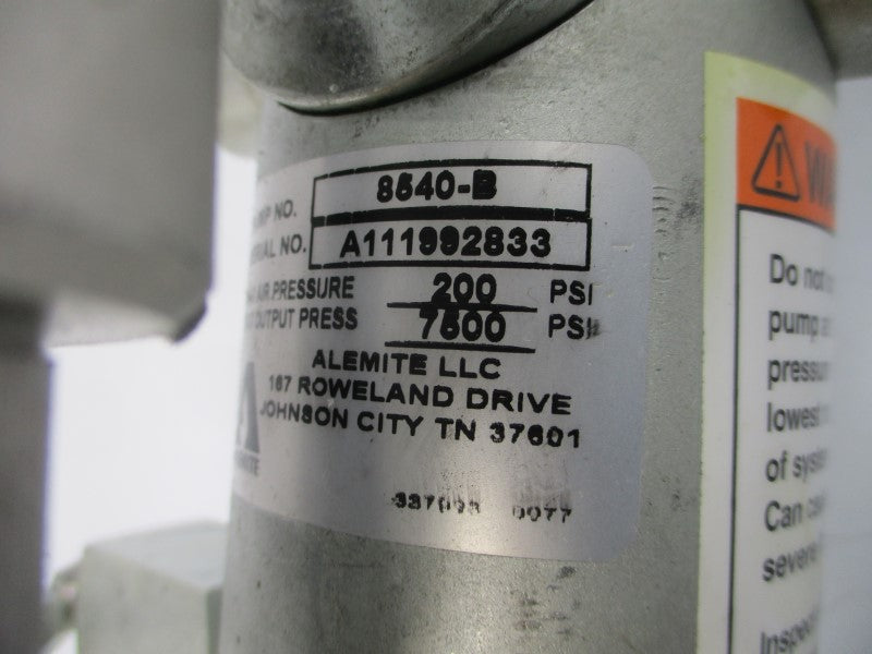 ALEMITE 8540-B 200PSI NSMP