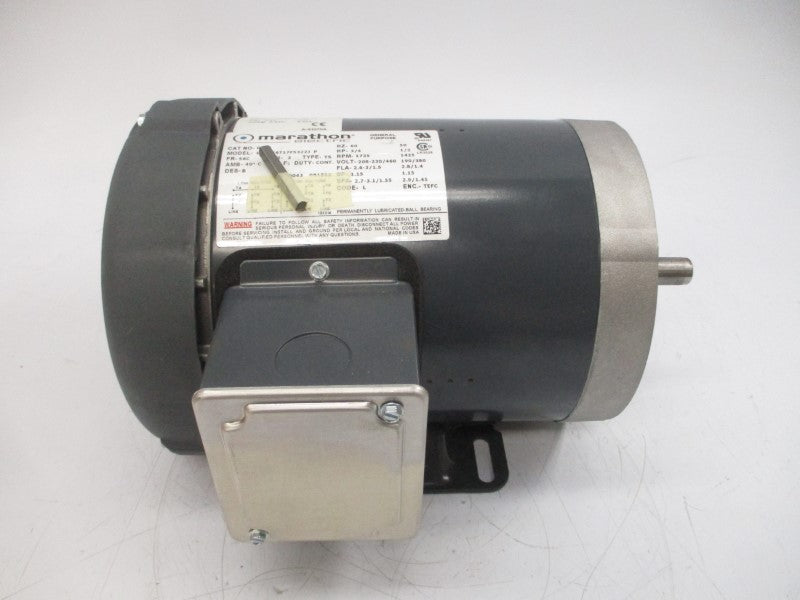 MARATHON ELECTRIC G582 LVJ56T17F5322JP 208-230/460V 2.6-3/1.5A NSMP