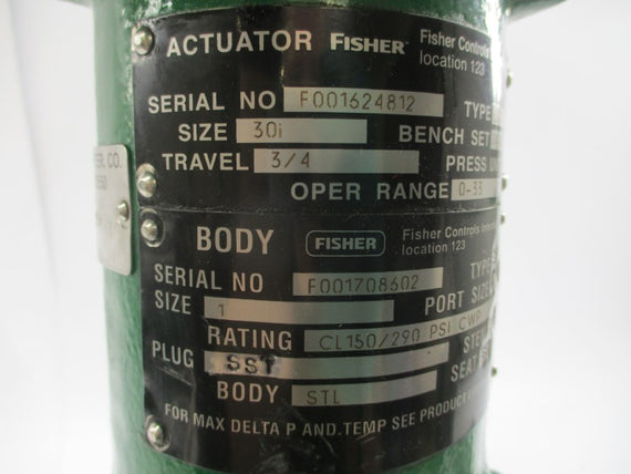 FISHER CONTROLS TYPE 667 ES SIZE 30 14-30PSI NSNP