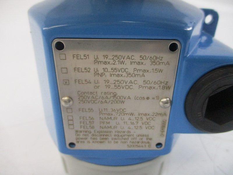 ENDRESS+HAUSER FTL51-RAE2CB4E5A 19-250VAC 6A NSNP
