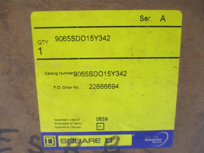 SQUARE D 9065SDO15Y342 SER. A NSFS