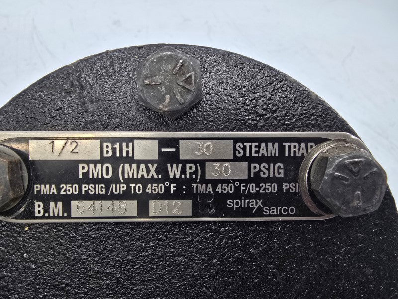 SPIRAX SARCO B1H-30 30PSI 1/2" UNMP