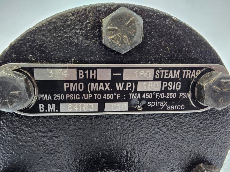 SPIRAX SARCO 3/4B1H-180 64163 180PSI NSNP