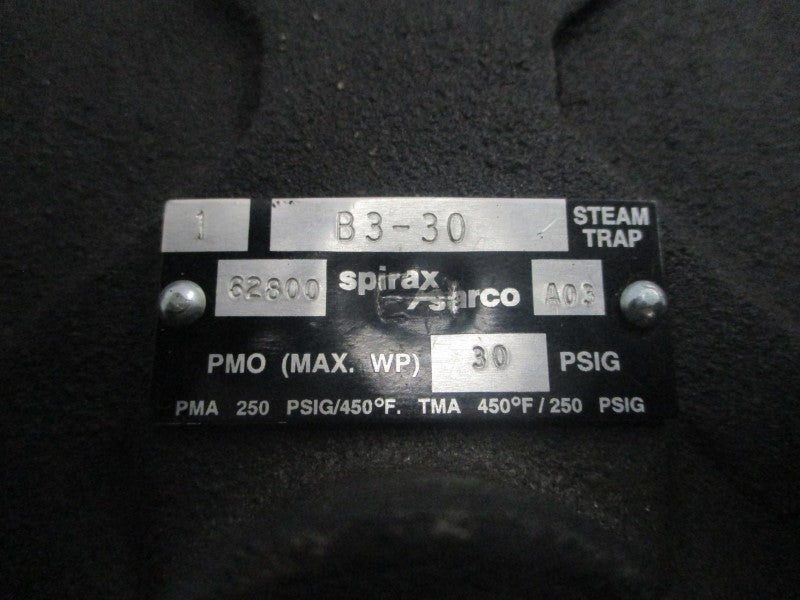 SPIRAX SARCO B3-30 62800 30PSI 1" NSNP