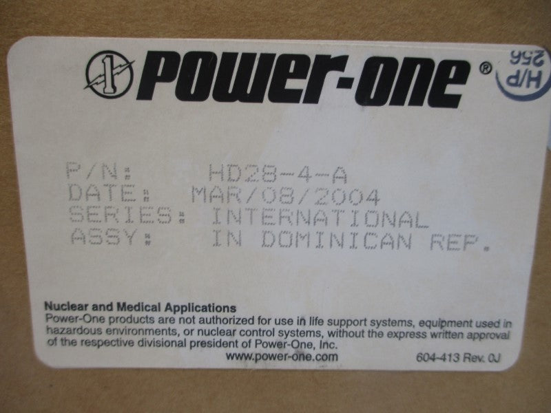 POWER-ONE HD28-4-A 230/240VAC 2/1A NSMP