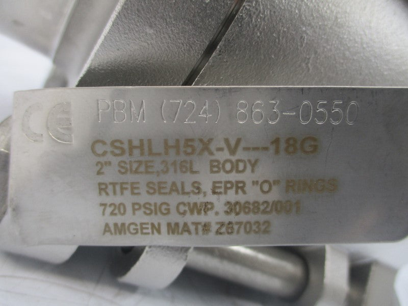 PBM CSHLH5X-V-18G 720PSI 2" NSNP