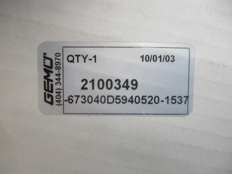 GEMO 2100349-673040D5940520-1537 NSMP