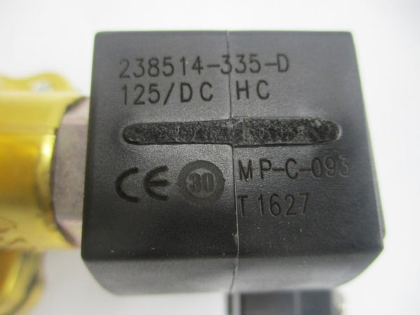 ASCO JCEFHC8316G036 125VDC 10-125PSI 1" NSMP