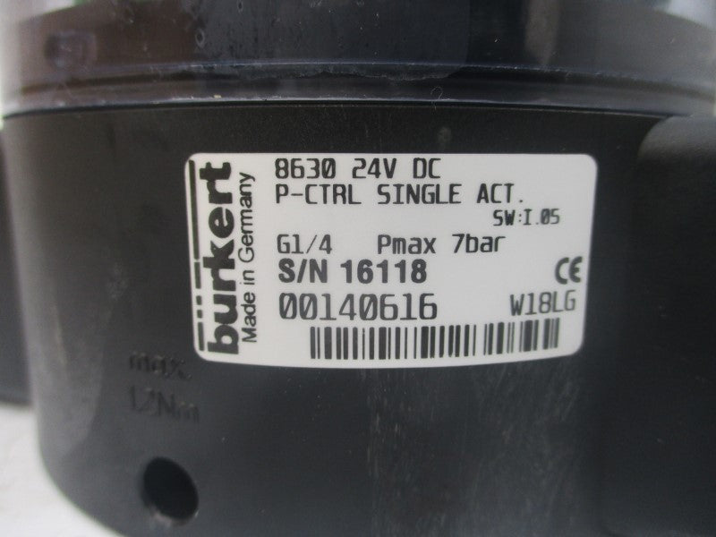 BURKERT 00140616 24VDC NSMP