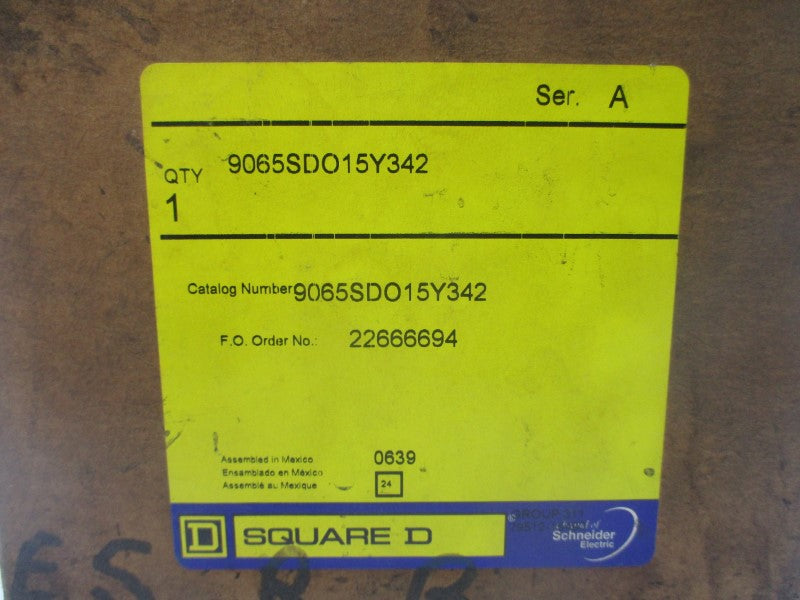 SQUARE D 9065SDO15Y342 SER. A NSMP