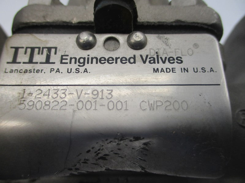 ITT ENGINEERED VALVES 1-2466-V-913 590822-001-001 CWP200 NSNP