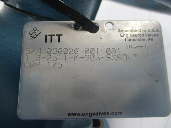 ITT 1.5-2511-M-903-SSB0LT CWP175 (AS IS) UNMP