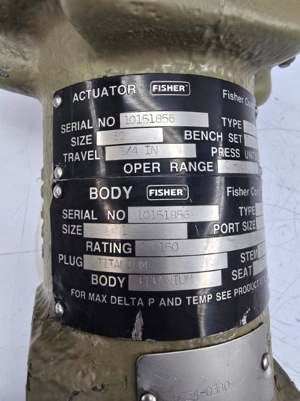 FISHER CONTROLS TYPE 667 BF SIZE 30 7-15PSI 3/4" UNMP