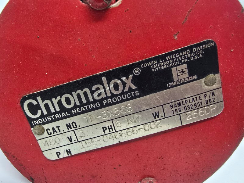 CHROMALOX TM-3X568 155-046666-002 480V UNMP