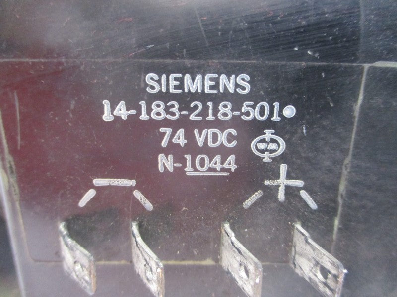 SIEMENS 14-193-100-562 02H03M03781-001 74VDC 1250A UNMP