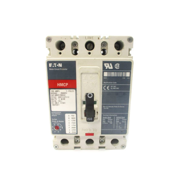 EATON HMCP150U4C 6601C87G12 600VAC 150A NSNP