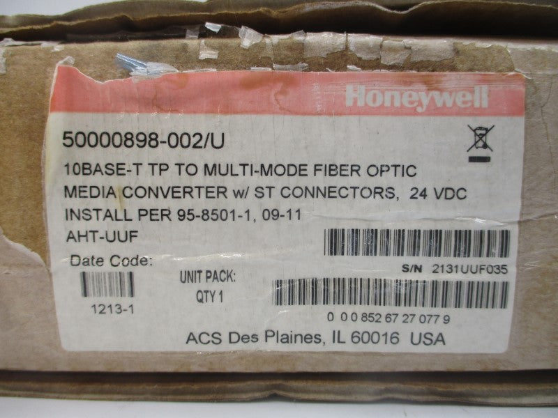 HONEYWELL 50000898-002/U 24VDC 0.25A NSMP