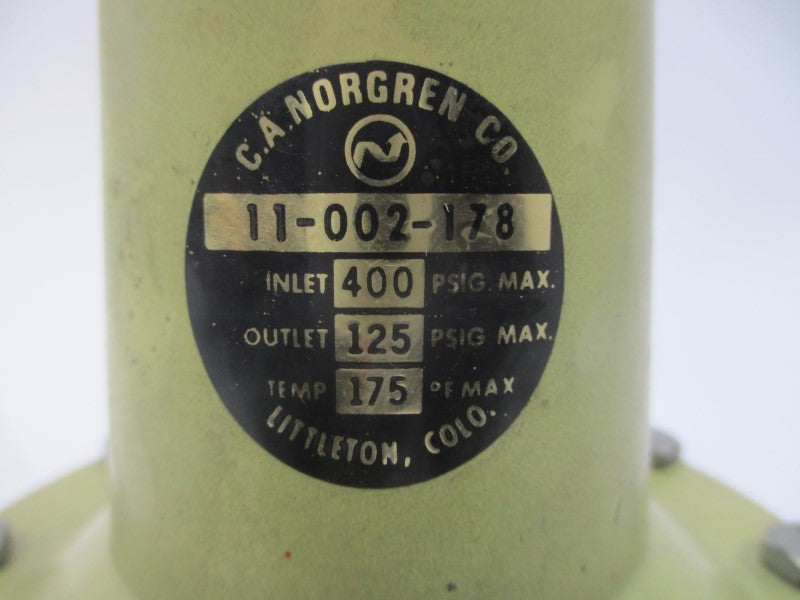 C.A.NORGREN 11-002-178 125/400PSI UNMP
