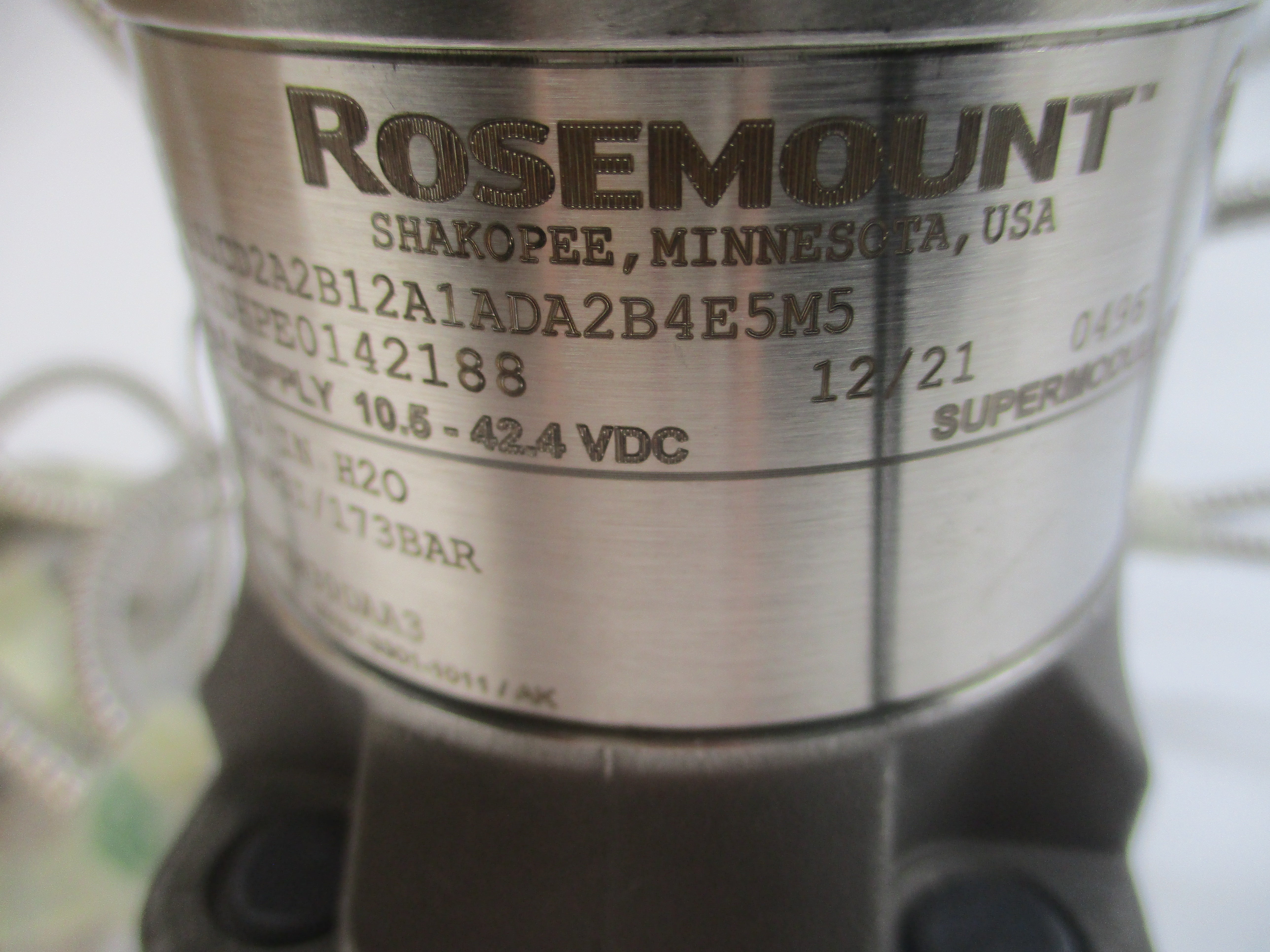 ROSEMOUNT 3051S1CD2A2B12A1ADA2B4E5M5 10.5-42.4VDC 2500PSI NSMP