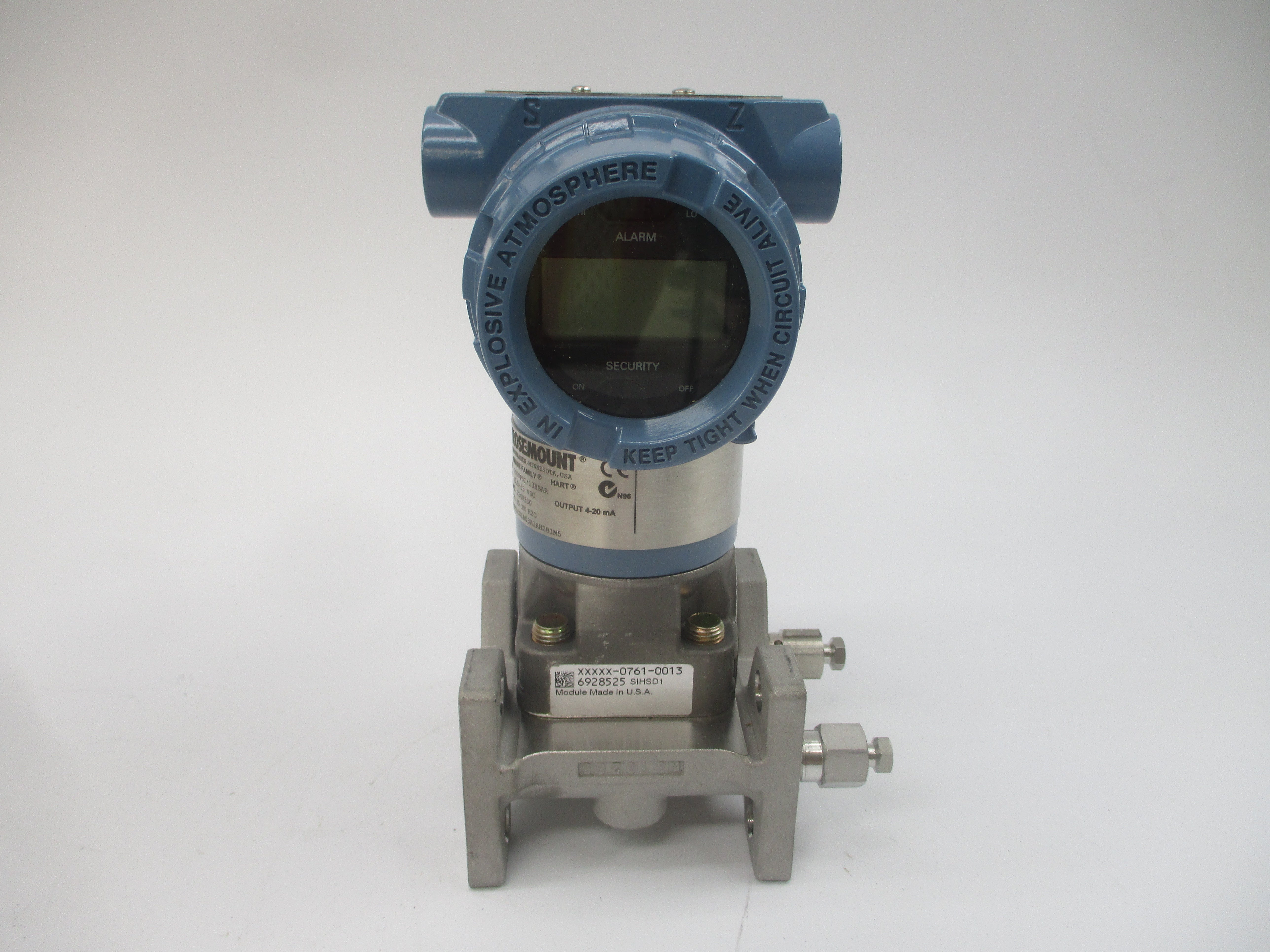 ROSEMOUNT 3051CD1A03A1AH2B1M5 10.5-55VDC 2000PSI NSMP