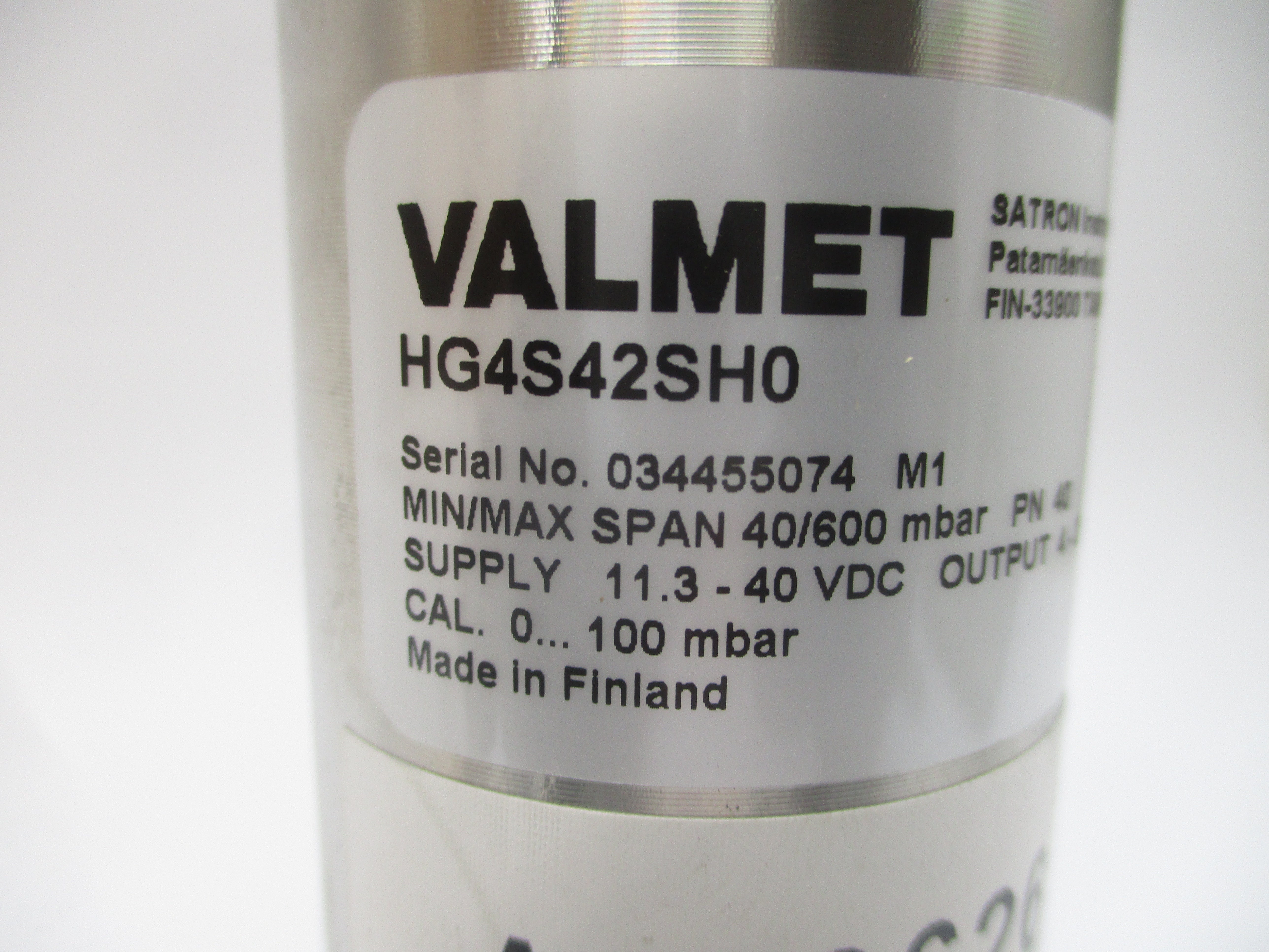VALMET HG4S42SH0 11.3-40VDC NSMP