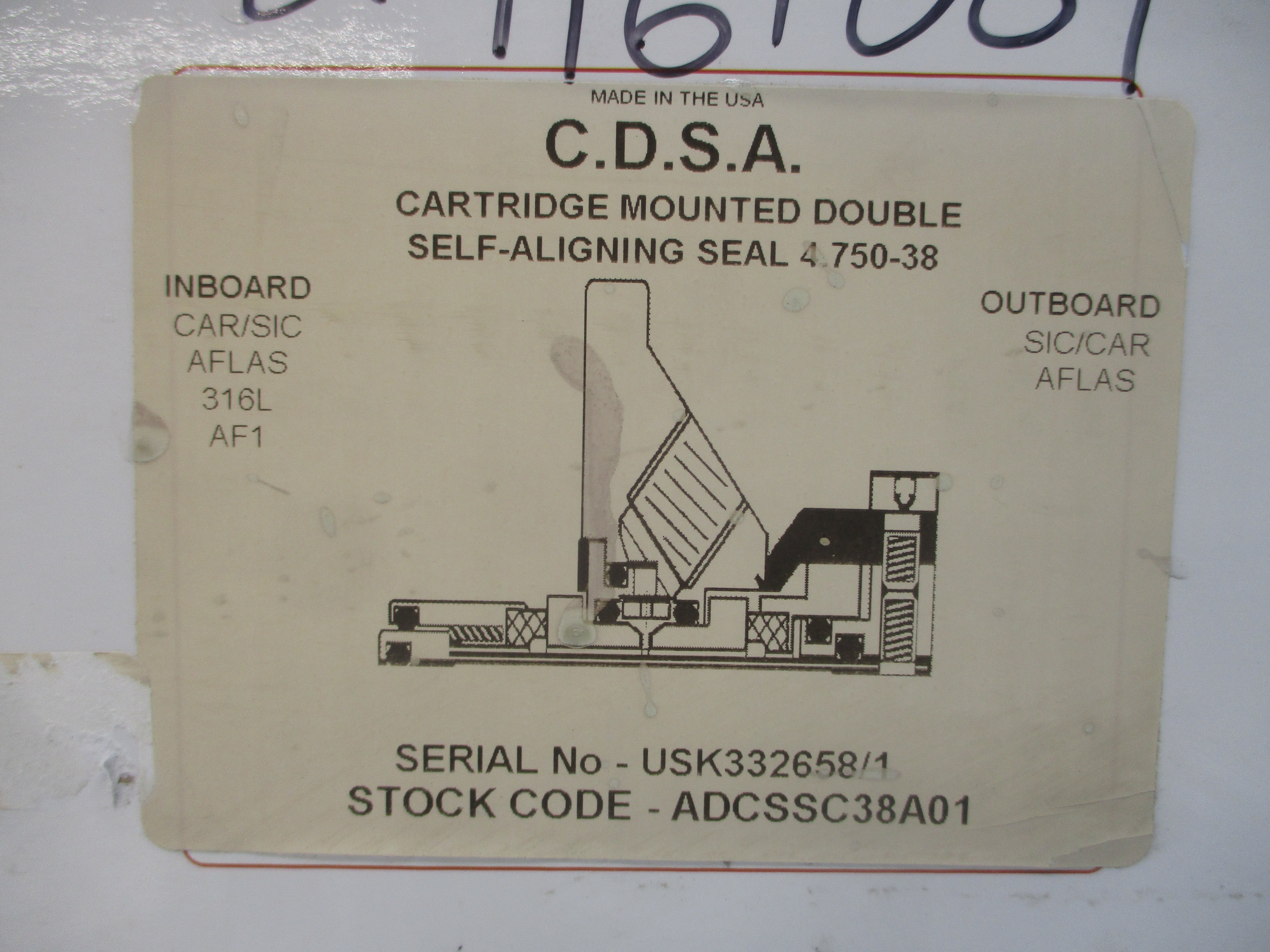 AES SEAL ADCSSC38A01 4.750" NSMP